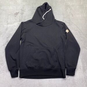 FSBN Mens Slim Fit Crossover‎ Hoodie Black Pullover Sweatshirt Size M 1992 Patch